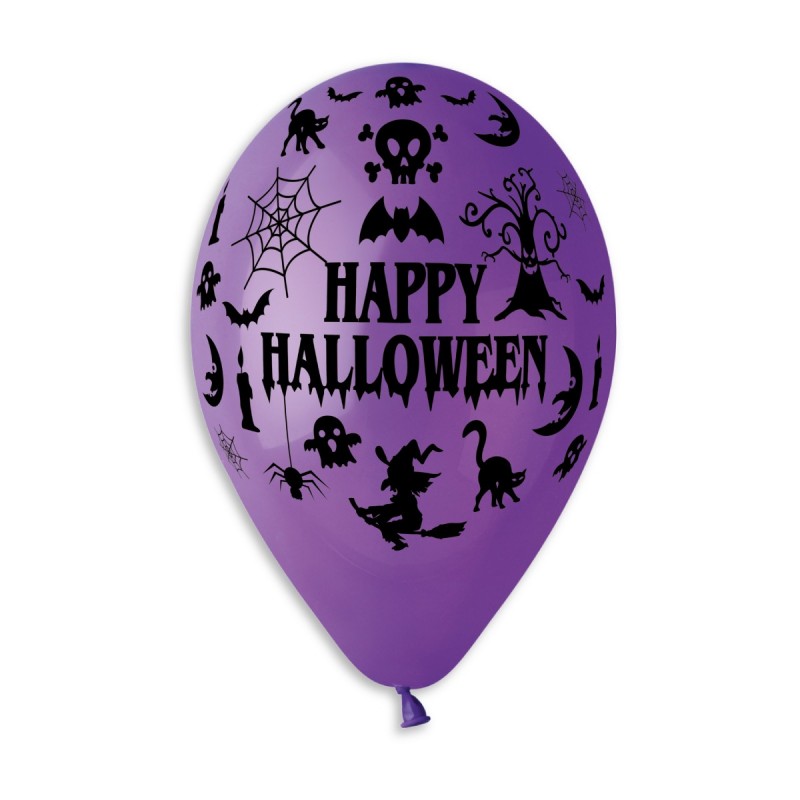 13″ Μπαλόνι τυπωμένο Happy Halloween (25 τεμ)