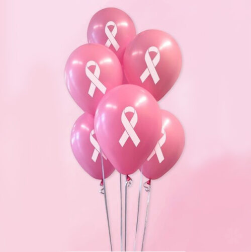 13" Pink Ribbon Μπαλόνι