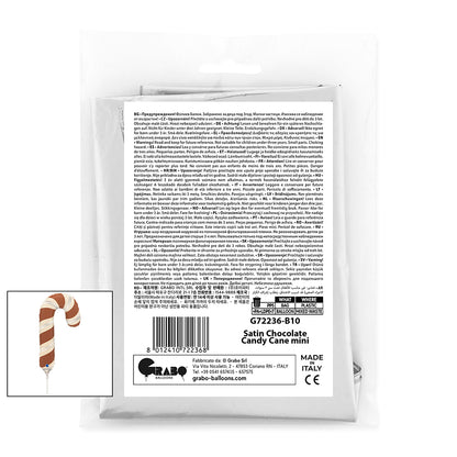 14'' Mini Shape Μπαλόνι Χριστουγεννιάτικο Μπαστουνάκι
