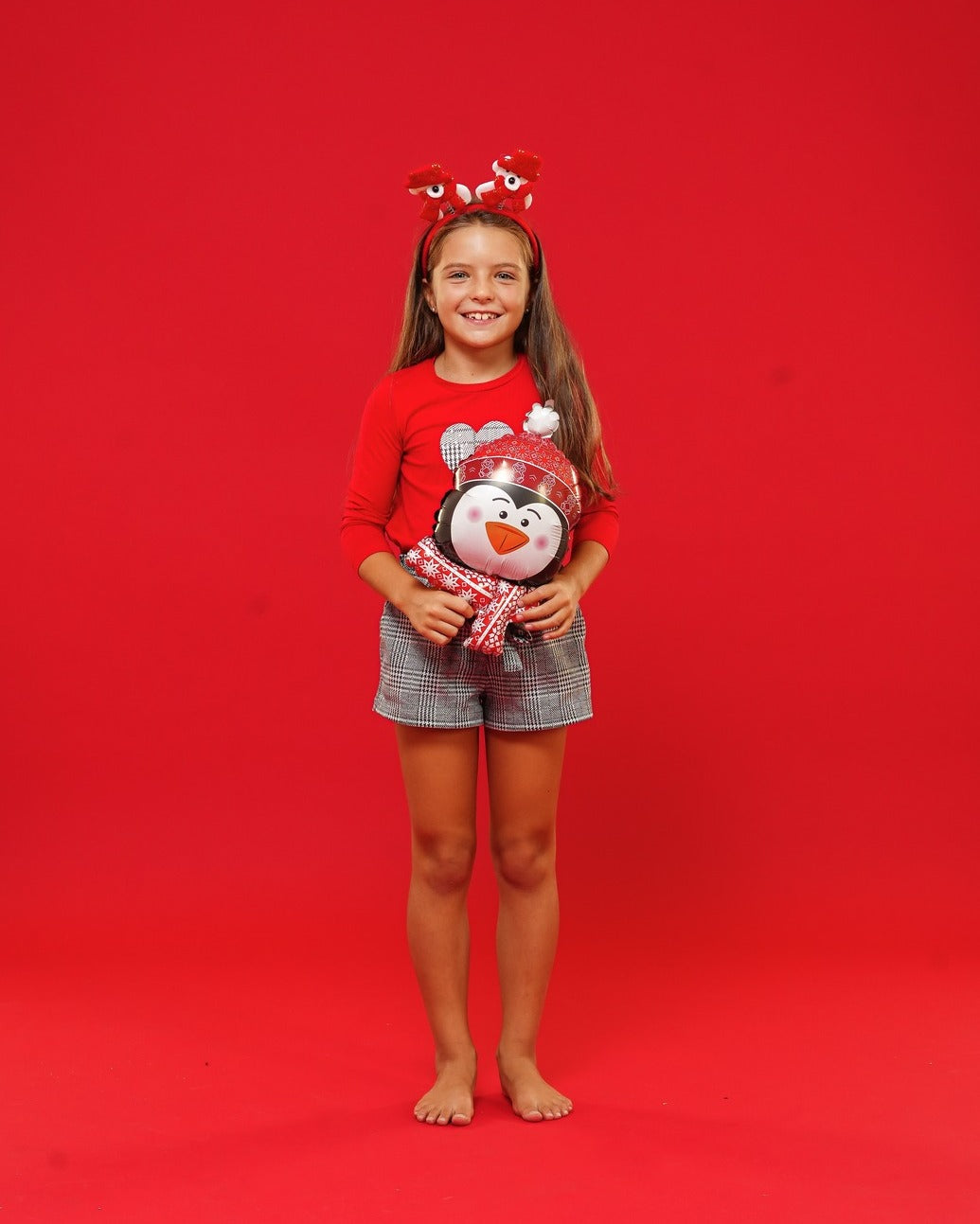 14'' Mini Shape Μπαλόνι Πιγκουίνος με σκουφί