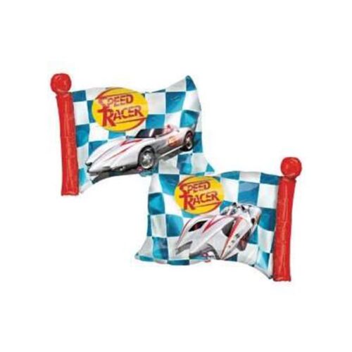 14'' Mini Shape Μπαλόνι Speed Racer Σημαία
