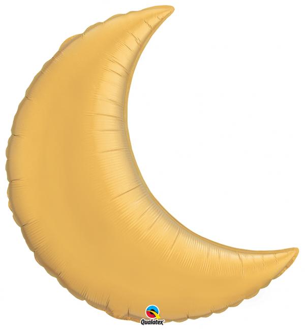 Μπαλόνι Φοιλ 9 Μίνι Σχήμα Φεγγάρι Χρυσό