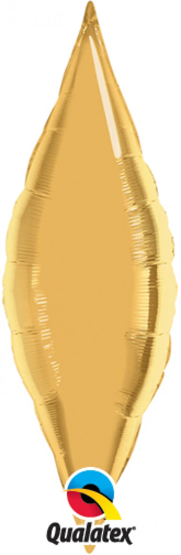 Μπαλόνι φοιλ σχήμα 27 Taper Gold