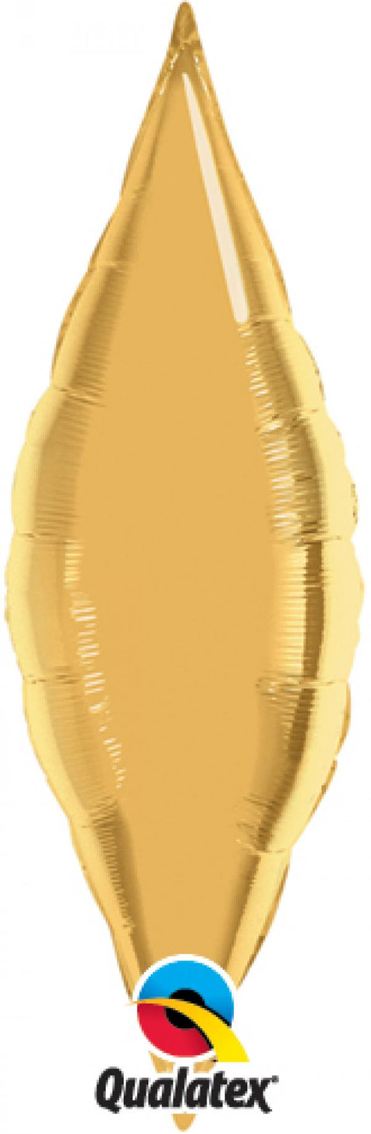 Μπαλόνι φοιλ σχήμα 27 Taper Gold