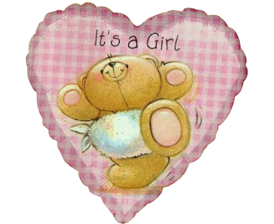Μπαλόνι Φοιλ 18 Forever Friends- It’s A Girl / 46 εκ