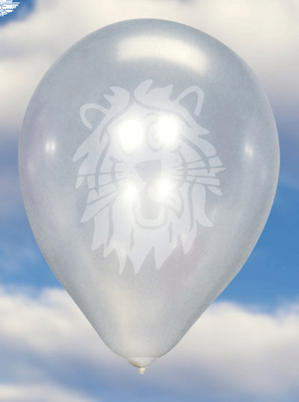 Μπαλόνια Λάτεξ 5 Metal Λευκό /100 τεμ