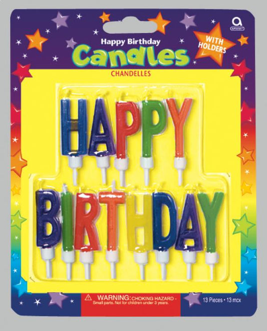 Κεριά HB γράμματα /13 τεμ