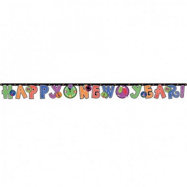 Γιρλάντα γράμματα Happy New Year