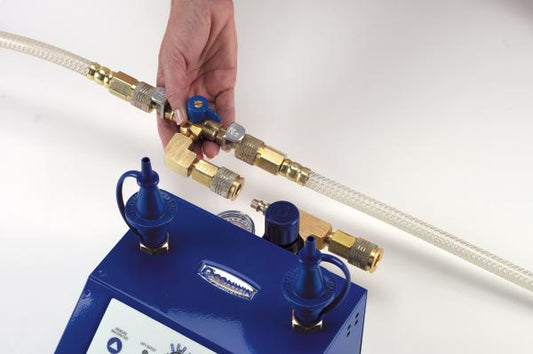 Helium /Nitrogen Quick Switch