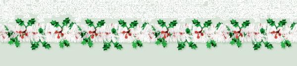 Γιρλάντα foil Holly Berry
