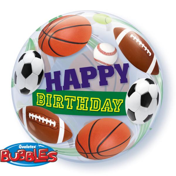 Bubble μονό Birthday Sport Balls