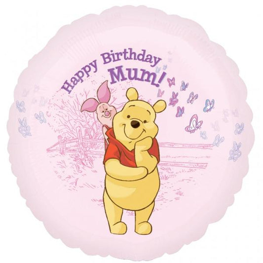 Μπαλόνι Φοιλ 18 Winnie Birthday Mum / 46 εκ