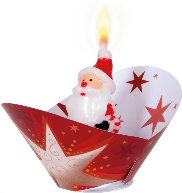 Βάση για κερί Χριστουγεννιάτικο /4 τεμ