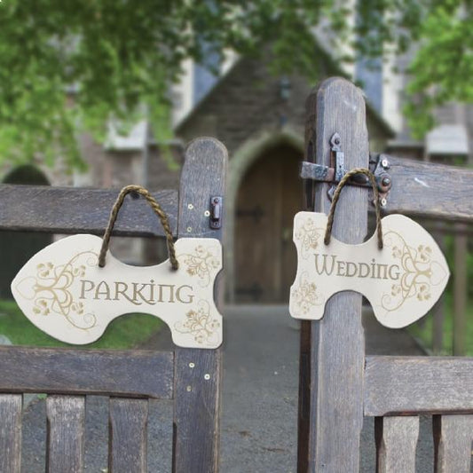 Πινακίδες κατεύθυνσης Rustic Wedding /6 τεμ
