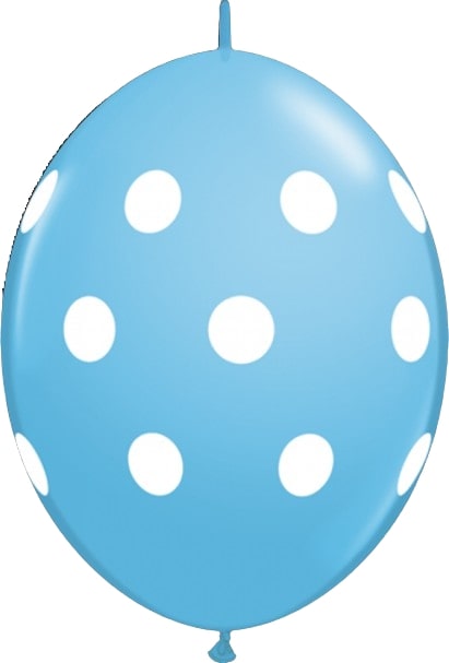 Quick Link 12 Big Polka Dots Pale Blue /50 τεμ