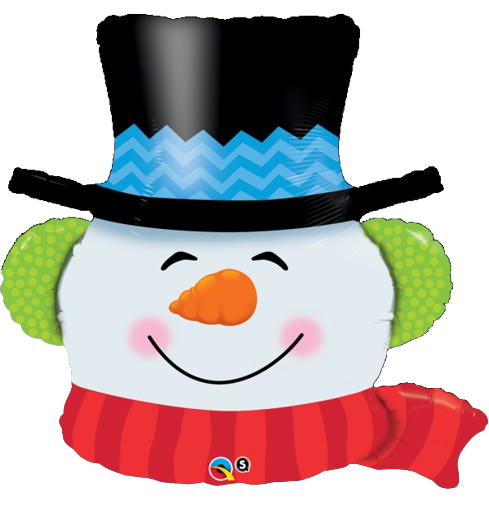 Μπαλόνι Φοιλ Σχήμα Γελαστός Χιονάνθρωπος