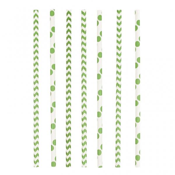 Καλαμάκια Χάρτινα Kiwi /24 τεμ