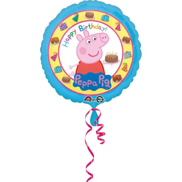 Μπαλόνι Φοιλ 17 Στρογγυλό Peppa Pig Birthday