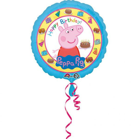 Μπαλόνι Φοιλ 17 Στρογγυλό Peppa Pig Birthday