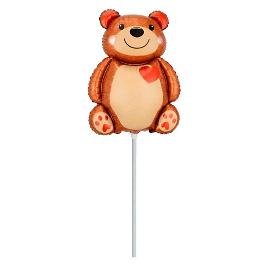 14″ Mini Shape Μπαλόνι καφέ Αρκουδάκι της Αγάπης