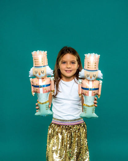 14" Mini Shape Μπαλόνι Καρυοθραύστης παστέλ