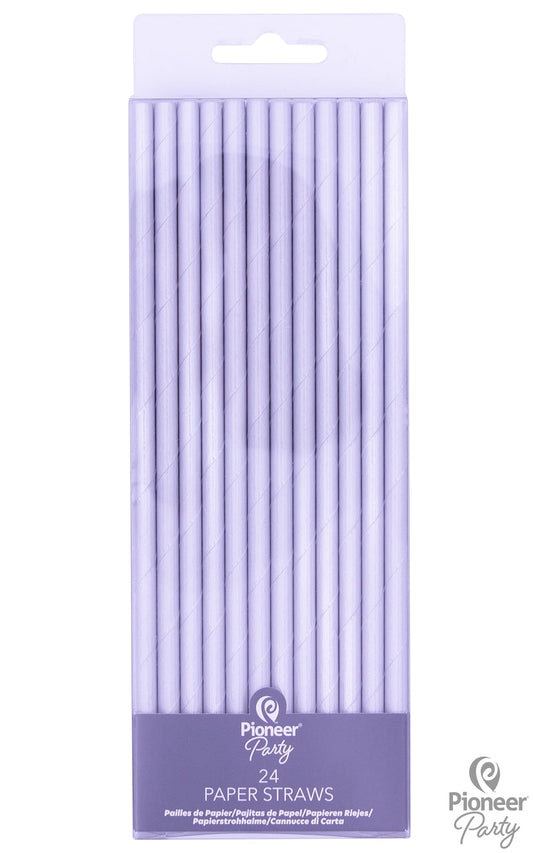 Καλαμάκια Χάρτινα Iridescent 19 εκ / 24 τεμ