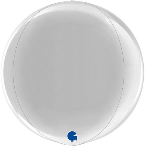 15" Ασημί Μπαλόνι ORBZ Τρισδιάστατη Σφαίρα