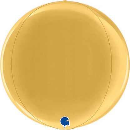 15" Μπαλόνι Χρυσό Τρισδιάστατη Σφαίρα ORBZ