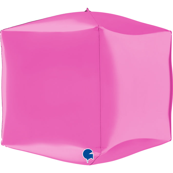 15" Μπαλόνι φούξια 4D κύβος