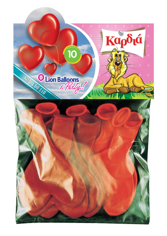 Μπαλόνια Καρδιές  / 10 Τεμ