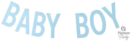 Γιρλάντα Γράμματα Baby Boy Σιέλ / 200 εκ