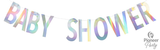 Γιρλάντα Γράμματα Baby Shower Iridescent / 200 εκ