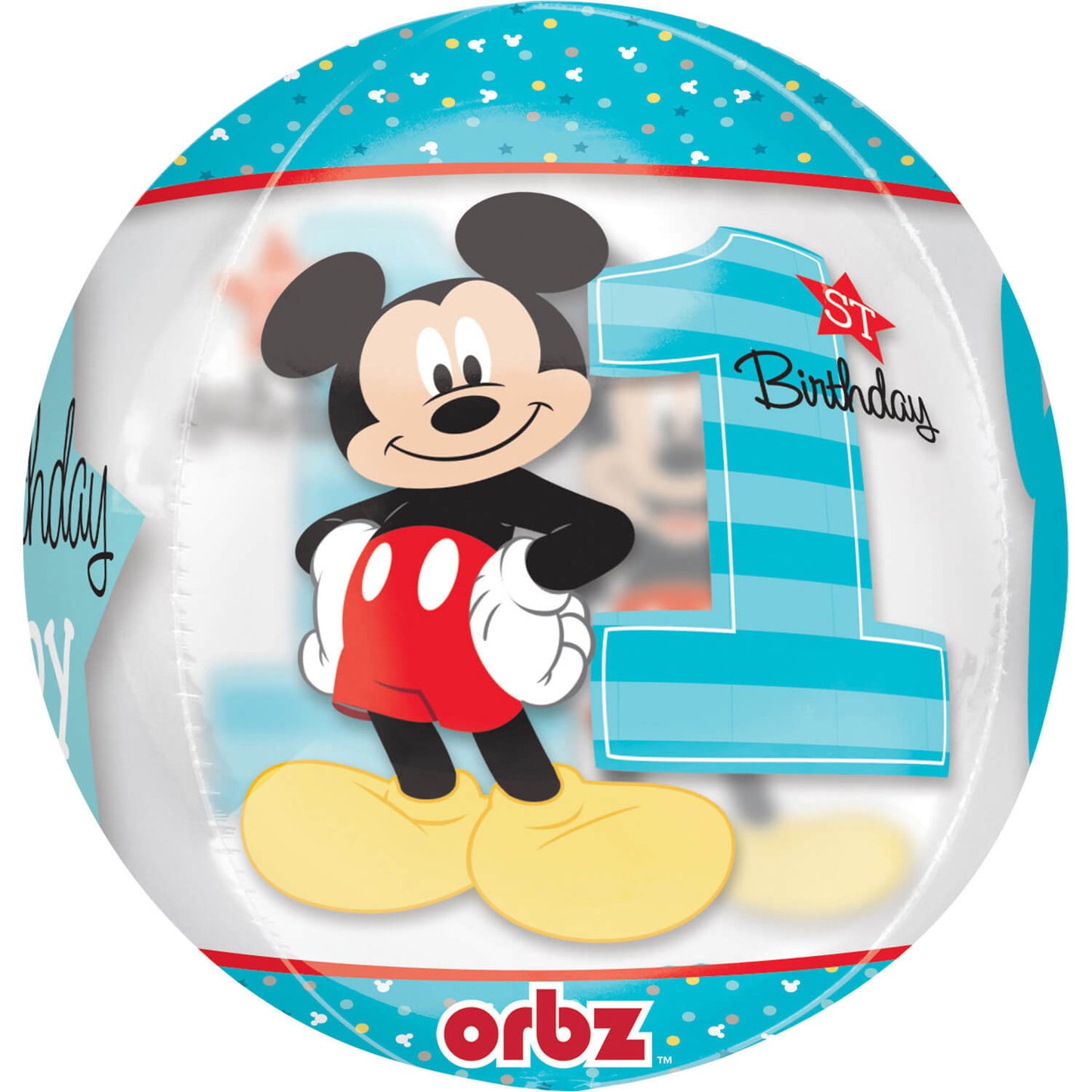 Μπαλόνι Orbz 16 Σφαίρα Ombre Mickey Mouse 38 x 40 εκ