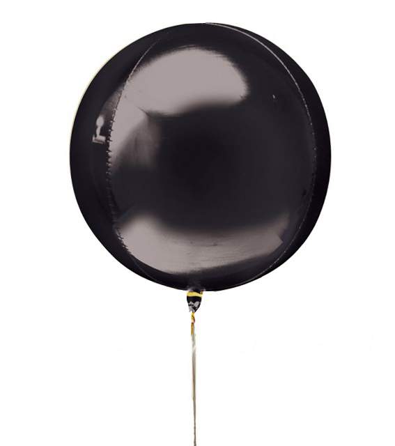 16" Μαύρο μπαλόνι τρισδιάστατη σφαίρα