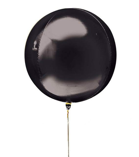 16" Μαύρο μπαλόνι τρισδιάστατη σφαίρα
