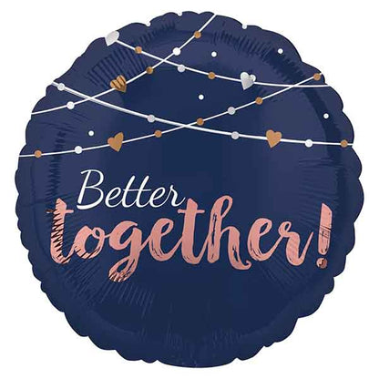 17'' Μπαλόνι αγάπης Navy 'Love'