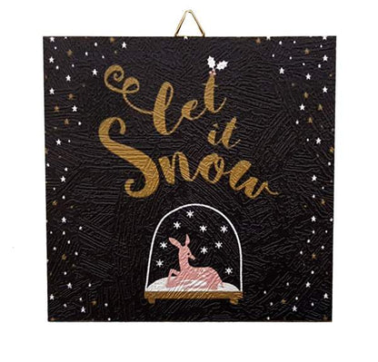 Χριστουγεννιάτικο Καδράκι Let it snow