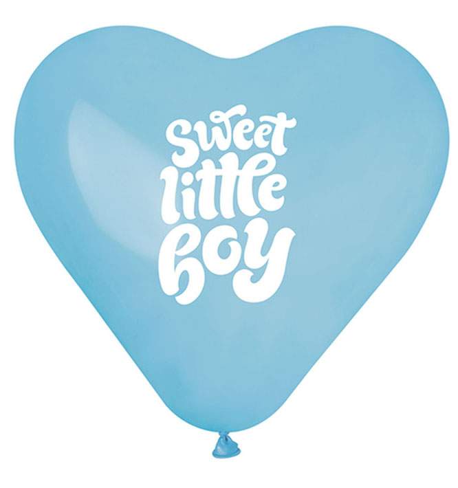 17" Μπαλόνι Καρδιά Sweet Little Boy