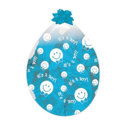 18'' Διάφανο μπαλόνι γυάλας (Stuffed) 'Its a boy'