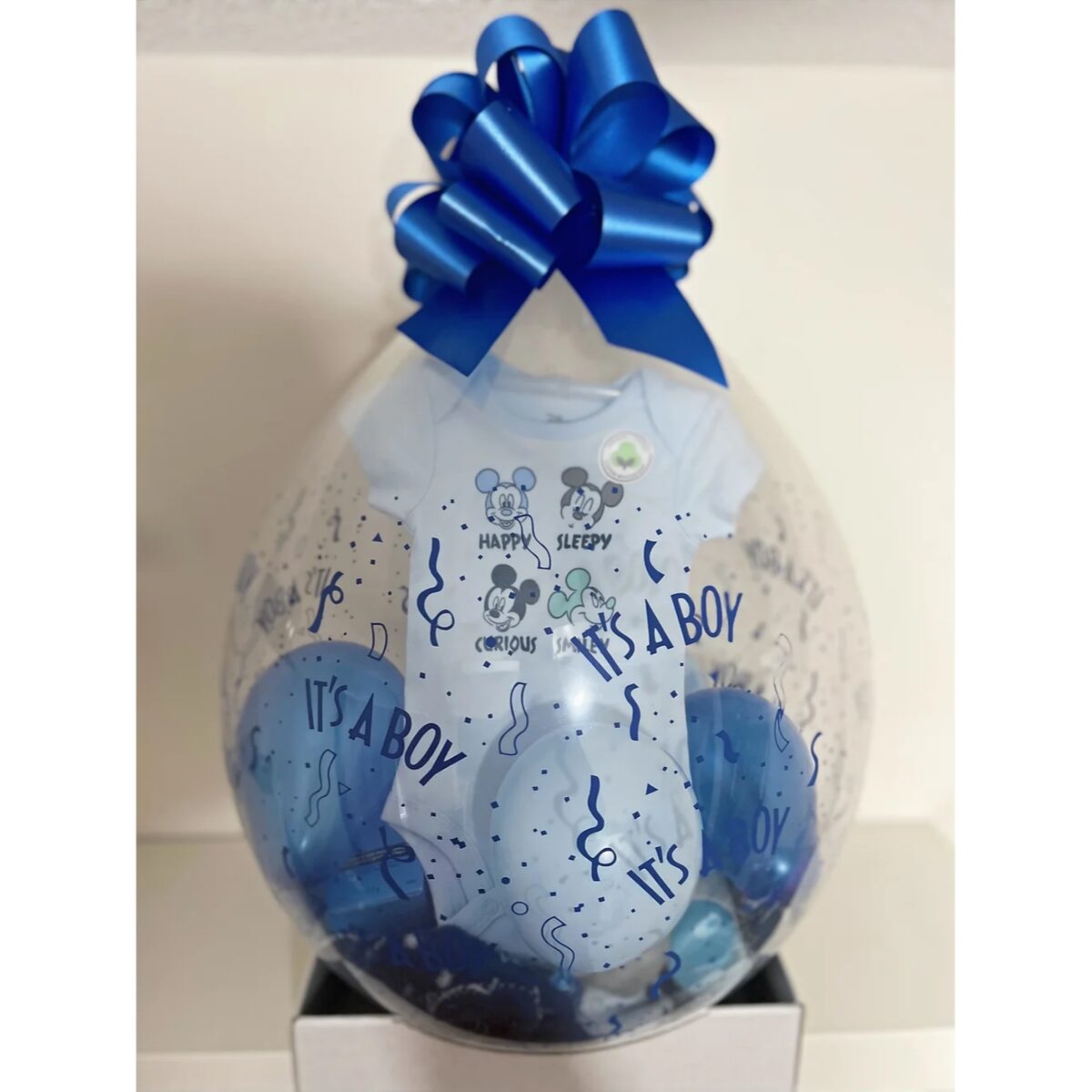 18'' Διάφανο μπαλόνι γυάλας (Stuffed) 'Its a boy'