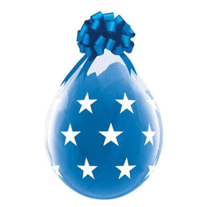 18'' Διάφανο μπαλόνι γυάλας Stuffed με αστέρια (25 τεμ)