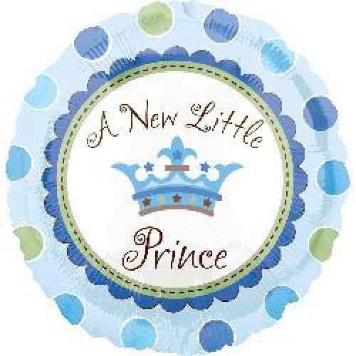 18'' Μπαλόνι "A new little Prince" Crown