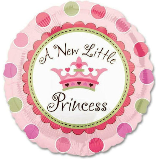 18'' Μπαλόνι "A new little Princess" Crown