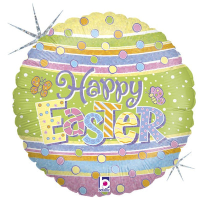 18'' Μπαλόνι "Happy Easter" πουά