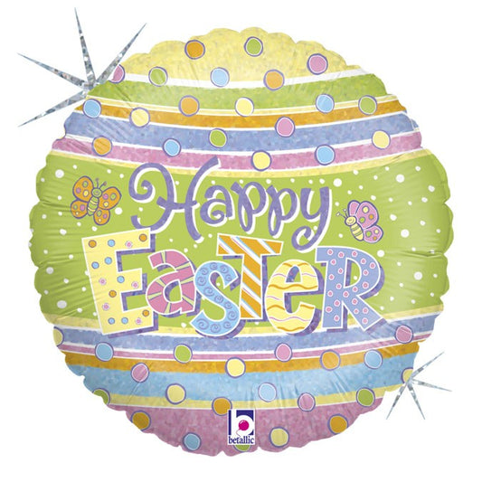 18'' Μπαλόνι "Happy Easter" πουά
