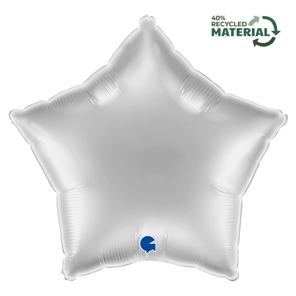 18'' Μπαλόνι Αστέρι Ασημί