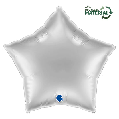 18'' Μπαλόνι Αστέρι Ασημί