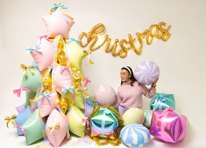 18'' Μπαλόνι Αστέρι Ροζ Ματ