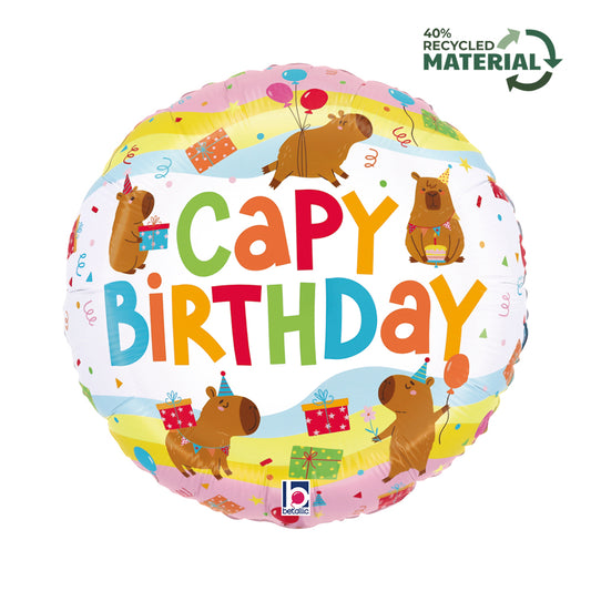 18'' Μπαλόνι Capybara Birthday