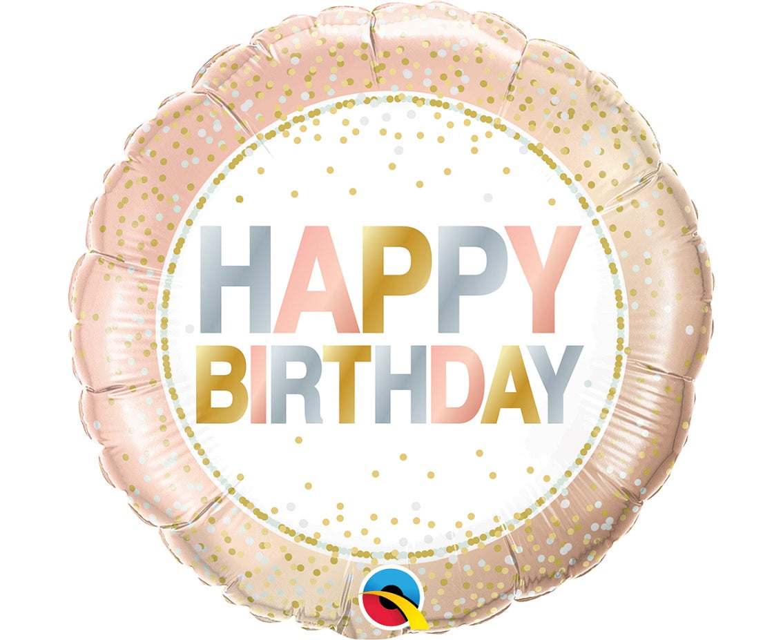18'' Μπαλόνι Γενεθλίων Metallic Dots